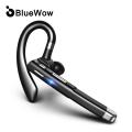 BlueWow Bluetooth Wireless Earphone with Mic Hands-Free Wireless Earphone Headphones Single-Ear Hook for Driving Business Office Compatible with iPhone and Android YYK-520. 