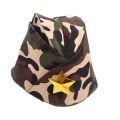 Fashion Military Hat Russian Army Cap Green Camo Badge Women Men Sailor Stage Performance Cosplay Hats Boat Cap Hair Accessories. 