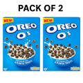 Pack of 2 New Oreo O's – Perfectly Crunchy Chocolate Treat (320g ). 