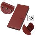 Samsung J6 Plus Synthetic Leather Flip Cover Case - Wallet Style, 360° Protection, Built-in Stand. 
