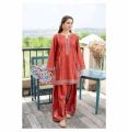 Rust Livia - 2pc - Dress for Women - Lawn - Dress for girls - Stitched Ready to wear - Shirt + Bottom - Chaudhry Arts. 
