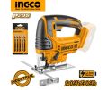 INGCO Cordless Jig Saw 20v with 5pcs blades(WITHOUT battery and Charger). 