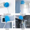 Removable and Washable Microfiber Ceiling Fan Cleaner Duster with Duster Hooks, 55.12Inch Ceiling Fan Blade Cleaner with Extendable Long Handle Removable Suitable for Household Dust Removal. 