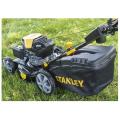 Stanley Petrol Lawn Mower - Grass Cutter - Self Push - 20 inch - 60L Bag - 8 Heights - SLM-196-510-SP - 196cc Petrol Engine - Heavy Duty. 