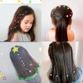 40pcs Hair Braids Plastic Beads Headwear Girls Colorful Small Ornament Clips Hair Calw Clips For Women Hair Accessories. 
