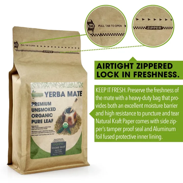 YerBalance%20Yerba%20Mate%20Tea%20Loose%20Leaf%20%20Premium%20Unsmoked%20Organic%20Pure%20Leaf%20Traditional%20South%20American%20Yerba%20Mate%20New%20Large%20Leaf%20Cut%20No%20Dusts%20No%20Added%20Stems%20Loose%20150gm.%20-%20Image%204