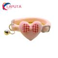 Pet Neck Circle Comfortable Cartoon Heart Bow Pet Cat Dog Neck Strap. 