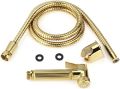 Toilet Hygiene Kit Bidet Portable Wall Mounted Spray/Spray Head/Hand Shower Shattaf Set for Personal Care Hygiene Potty Toilet Gold. 