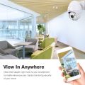 FLOUREON SD26W IP Camera PTZ 1080P Zoom 5X Surveillance Camera 2.0MP Waterproof Zoom 5X IR-Cut Night Vision Motion Detection Remote Vision by PC Smartphone P2P. 