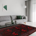 Traditional Handmade Oriental Tribal Pure Wool Turkish Design Small Home decor carpet  2'8 x 4'5 (ft)  #R22953. 