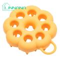 Scalp M ager Brush Flower Shape Silicone Shampoo Brush Scalp M ager Hair Scrubber for Dry/wet Use Gentle Bathroom Brush with Silicone Bristles Shower Scalp Brush. 