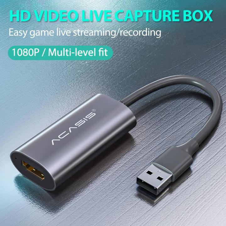 Mini Video Capture Card USB 2.0 HDMI Video Capture Grabber Phone Game Camera Capture Recording Box