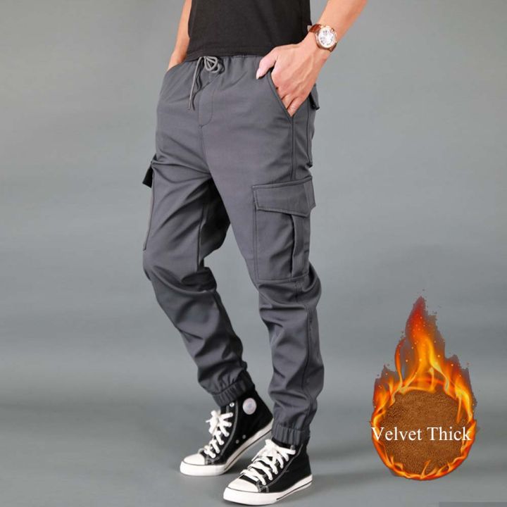 Stylish%20Grey%206%20Pocket%20Cargo%20Jogging%20Trousers%20-%20Premium%20Quality%20Men's%20Jogging%20Trousers%20for%20Fashionable%20Looks%20-%20Image%203