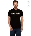 STYLISH FREEFIRE TAGS Trendy Stylish Theme Tag Round neck gym wear Black Colored Smart fit Tshirt Trendy Summer Wear T-Shirt Light Stuff Tee Shirt for Men / Boys. 
