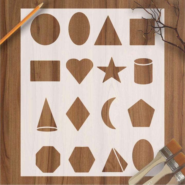 BAsic%20Geometric%20Shapes%20Reusable%20Stencil%20For%20wall%20Painting%20Art%20DIY%20Home%20Decor,%20Album%20Crafts%20and%20Canvas%20ID%20137%20-%20Image%202
