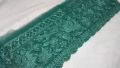 FASHION ! 2 METER(APPROX) ORGANZA SEA GREEN EMBROIDERY DAMAN PATCH LACE FOR WOMEN CLOTHES SIZE 5 INCH. 