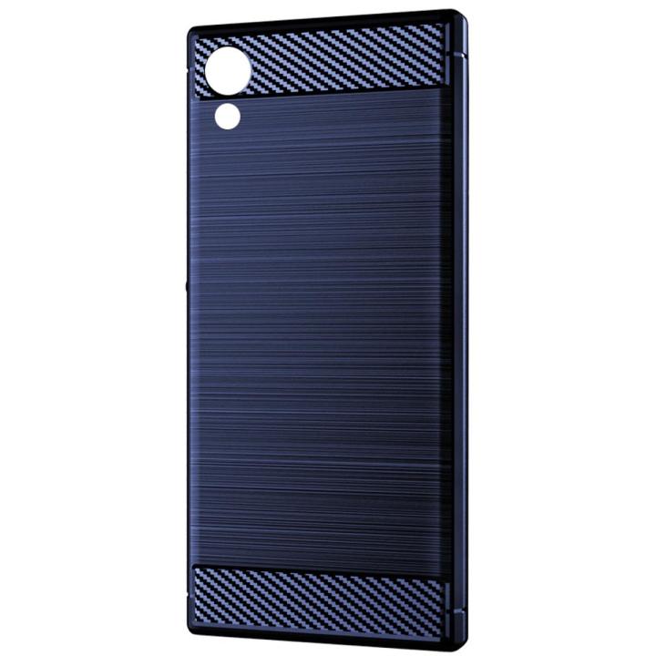 for Sony Xperia XA1 Case Silicone Protective Sleeve Anti-Drop Drawing Protective Soft Shell Anti-Drop Phone Case Blue