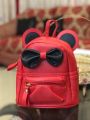 Imported Backpacks For Girls Mini Travel Bag Shoulder Mini Bags For Girls New Style Women Fashion Travel Backpack For Girls College University Backpacks Trendy PU Leather School Bag Backpack For Teenage Girls Bow casual school bag. 