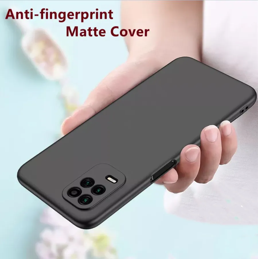 Custodia Sottile In Gomma TPU Per Realme 8 Pro – Cover Antiurto Morbida – Finitura Opaca – Nero - 3