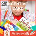 HelloWorld Punch Cards Incentive Boy Girl Student Name Tags Reward Cards Kids Toy. 