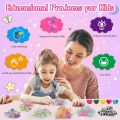 Glitter Glow Alphabet Beads Bracelet Making Kit for girl Jewelry Making Kit Crafts for Kids Jewelry Making Supplies for Arts and Crafts for Teen Girls. 