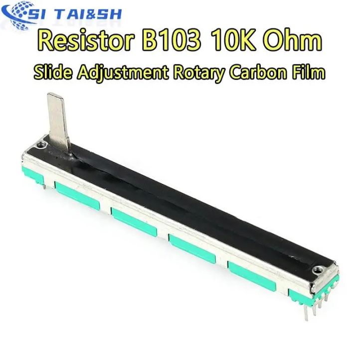 Resistor B103 10K Ohm Potentiometer 10K B10K SC6080GH Slide Adjustment Rotary Carbon Film