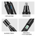 Portable Electric Nose Hair Trimmer Mini Repair Nostril Cleaning Cutter Head Removable Water Nose Hair Hair Maker Cross Border. 