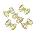St.kunkka 10pcs 21x31.5mm Multi-color Acrylic Bow Beads For DIY Bracelet Necklace Jewelry Making. 