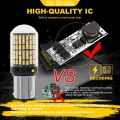 2X 1156 BAU15S LED 3014 144 SMD 7506 1003 1073 Canbus Super Bright Car Brake Reverse Tail Light Bulb High Power. 