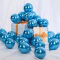 10pcs 10 inch  Original Shiny Blue Chrome Balloons Genuine Solid Metallic Chrome Blue Theme Balloon Party Balloons High Quality Latex Balloon  Birthday Party Decoration, Wedding same as shown on pics. 