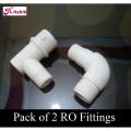 Fittings for RO Water filter ( For Post Carbon and Mineral Cartridge) Water Filter Cartridge Replacement Fittings - RO Fittings. 