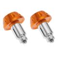 1 Pair Motorcycle Handlebar Grips Bar End Plug Universal Black. 