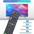 Universal Remote Control TV Remote Control for Panasonic TV with Netflix, My App Buttons. 