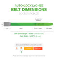 Micro Adjustable Automatic Buckle Belt for Men with Soft Lychee Pattern Faux Leather - Luxurious Buckle. 