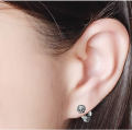 Ear Piercing KIT Disposable No Pain Safety Unit Tool With Ear Stud Asepsis Pierce Kit For Girls Women Men (white). 
