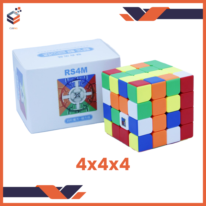 New Moyu Super RS4M Magnetic 4x4x4 Cube With All New Technology Magnetic 4x4 Speed Cube Stickerless RS4M 2023
