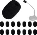 Black Foam Windscreen for Gooseneck Condenser podium microphone Windscreen Foam Cover for Microphone Pop Filter,. 