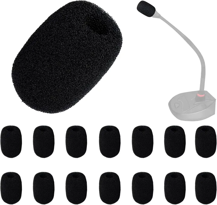 Black%20Foam%20Windscreen%20for%20Gooseneck%20Condenser%20podium%20microphone%20Windscreen%20Foam%20Cover%20for%20Microphone%20Pop%20Filter,%20-%20Image%204