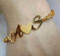 Namely accessories 22k Gold Plated Customized/Name Bracelet For Women/Girl-TJ-9906. 