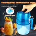 Techmanistan Ice Gola Maker Machine, Slushy Manual Ice Crusher Crushed Slush Maker, No Electricity Required. 