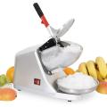 Supreme Buy Heavy Duty Electric Ice Crusher,300Watts and 32000RPM powerfull motor .Ice Shaver Machine For Home & Commercial, Snow Cone Maker Stainless Steel Body /With Extra 3 Sharp Blades (SILVER). 