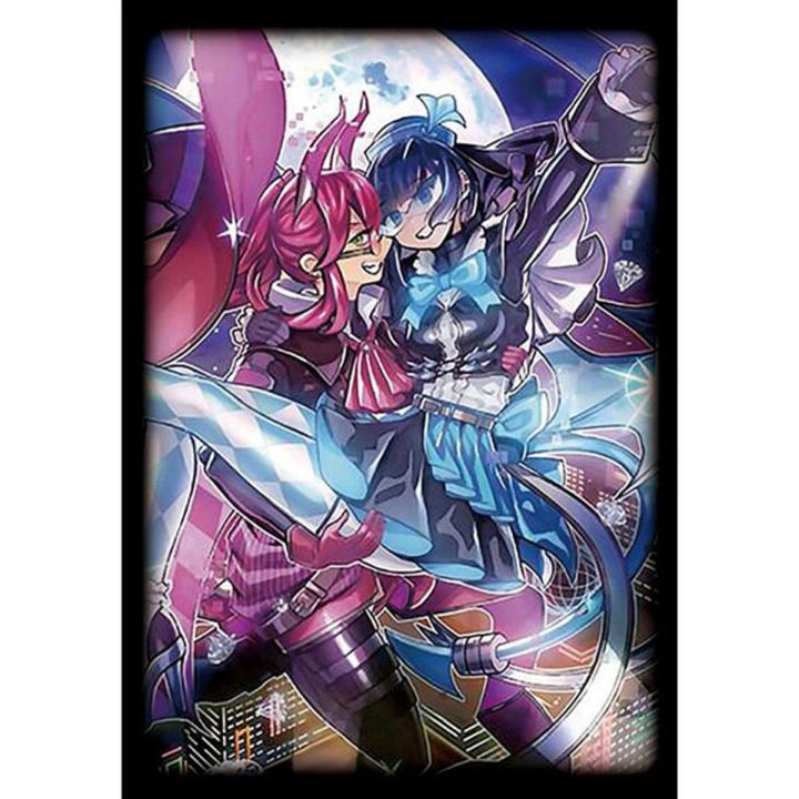 50 PCS/Pack Yu-Gi-Oh! Anime Sleeve Rin Celina Ruri FGO Sky Striker Ace Yuzu ARCV Borad Game Card Protector Case