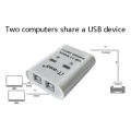 IT-Well USB Printer Sharing Device, 2 in 1 Out Printer Sharing Device, 2-Port Manual Kvm Switching Splitter Hub Converter White. 