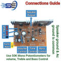 Audio Mono Transistor Amplifier Circuit kit 45 Watts Board. 