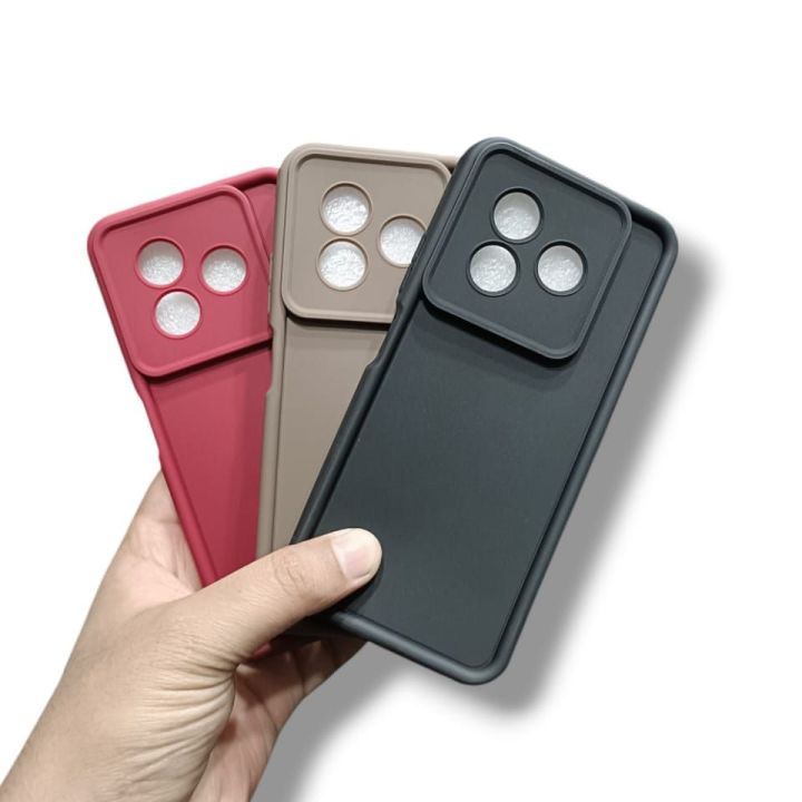 Itel S24 Back Cover Soft Official Clothe Inside Liquid Silicone Camera Protection Phone Case for Itel S24