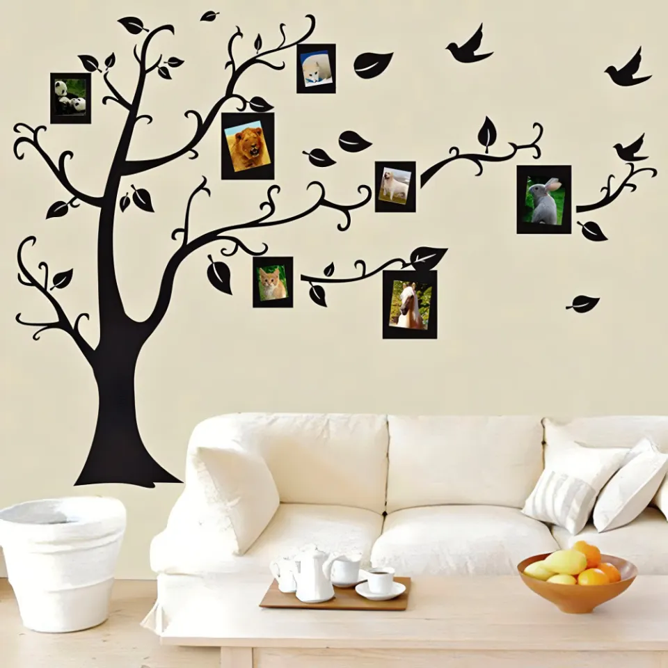 Baby Elephant And Butterfly Tree Wall Sticker For Kids Baby Room Home  Decoration Mural Decals Wallpaper CartoonBaby Elephants Silhouette Cloud  Cartoon