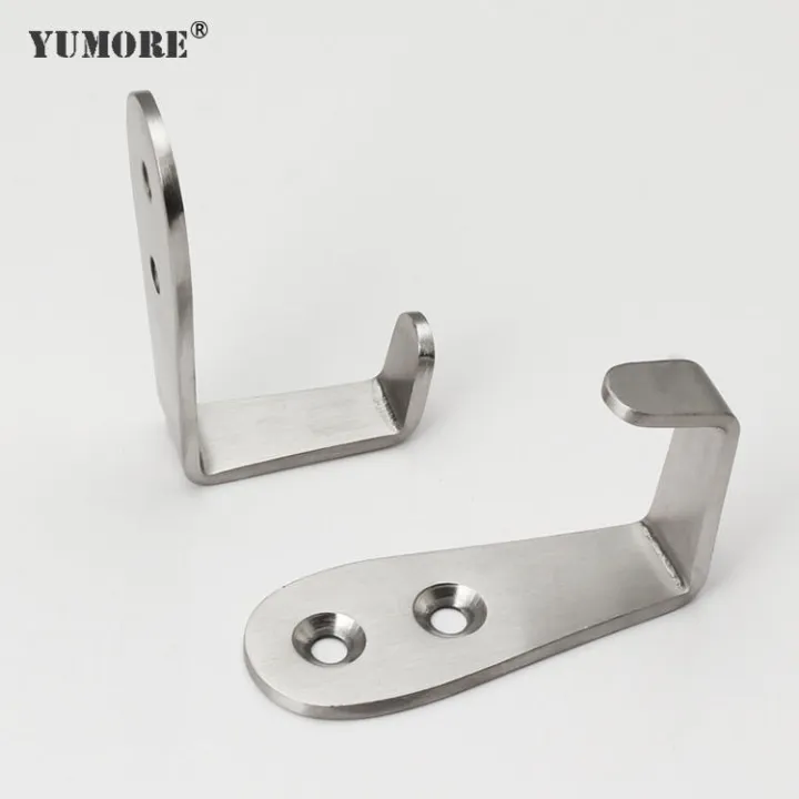 Stainless%20Steel%20Wall%20Coat%20Hooks%20for%20Bathroom,%20Kitchen,%20Door,%20Wall%20Hanger%20&%20Robe%20Towel%20Hook%20with%20screws%20-%20Image%202