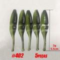 5 Piece Kit Soft Lure Silicone Fishing Lure Set SwimBait Cool Artificial Bait Umpan Mancing Gewang. 