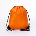 1pc Drawstring Backpack Bag with Reflective Strip String Backpack Cinch Sacks Bag Bulk for School Yoga Sport Gym Traveling. 