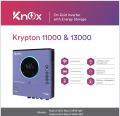 KNOX KRYPTON 8KW 11000 pV Hybrid Solar Inverter infini V4 Inbuilt WIFI , BMS with Parallel Kits. 